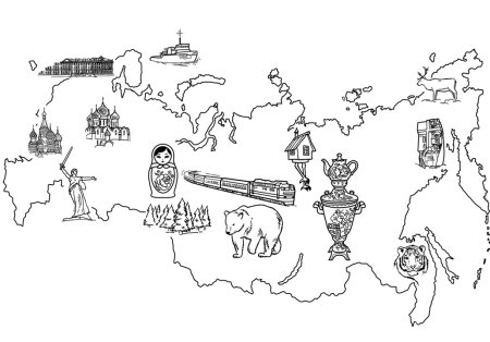 Карта раскраска