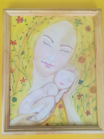 Рисунок ко Дню матери