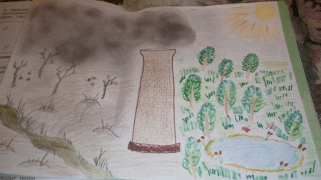 Рисунок берегите воздух