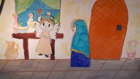 Благовещение рисунок для детей
