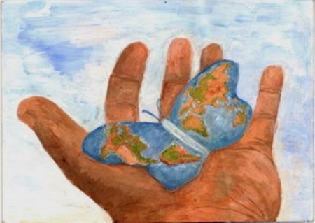 Конкурс рисунков мир на ладони