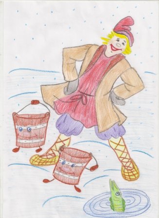 Рисование в подготовительной группе по щучьему веленью