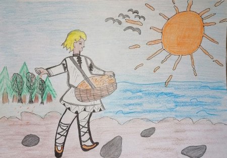 Калевала рисунок детский