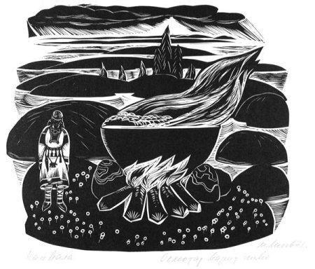 Мечев Мюд Мариевич художник линогравюры