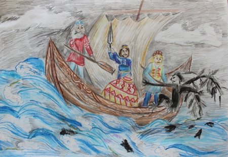 Рисунок на тему Калевала