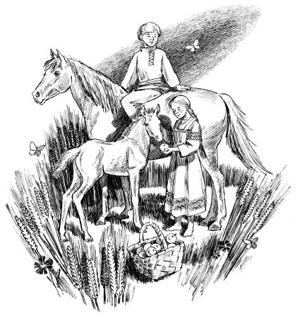 Иллюстрация к произведению Тургенева Бирюк