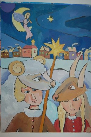 Рисунок на тему колядки