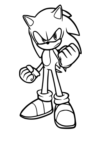 Соник бум для срисовки