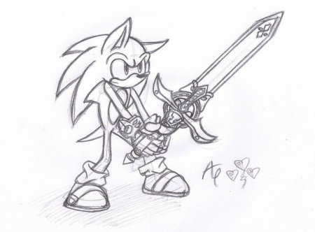 Метал Соник рыцарь