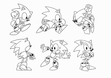 Sonic Mania раскраска