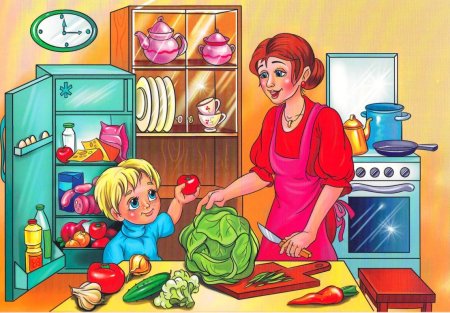 Сюжетная картина семья