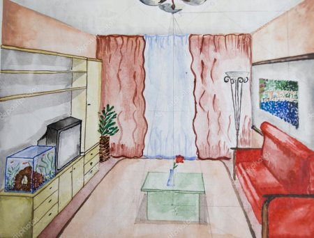 Интерьер детской комнаты изо