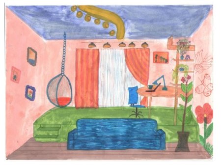 Рисунок детской комнаты