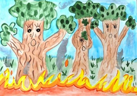 Конкурс рисунков берегите лес