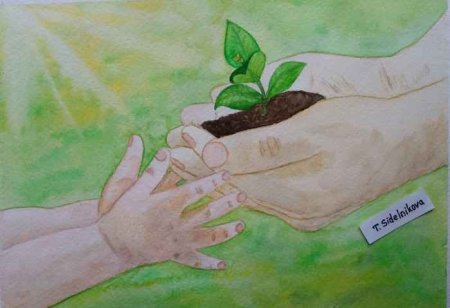 Природа глазами детей рисунки