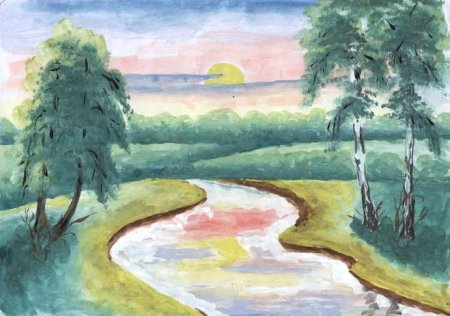 Природа родного края рисунки