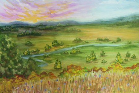 Рисунок наш край