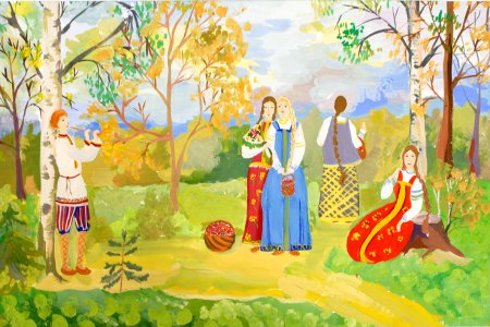 Русская культура иллюстрация