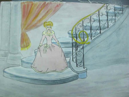 Рисунок на тему Золушка
