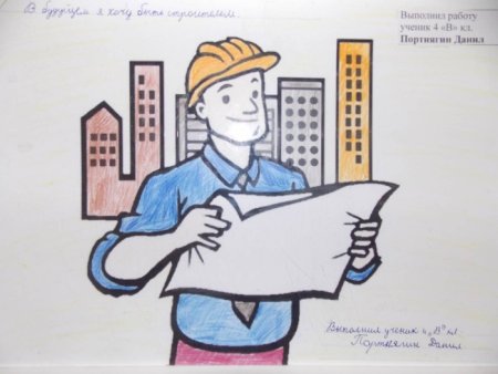 Детские рисунки на тему профессии