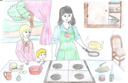 Профессия продавец рисунок