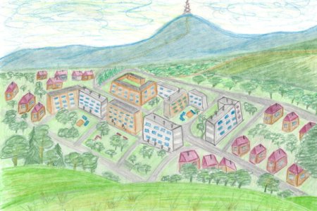 Микрорайон рисунок