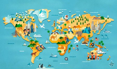 Континенты для детей