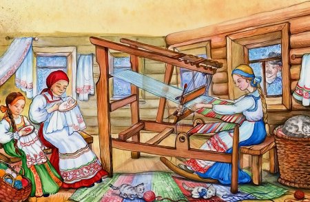 Посиделки в избе