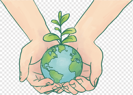 Земля в руках плакат