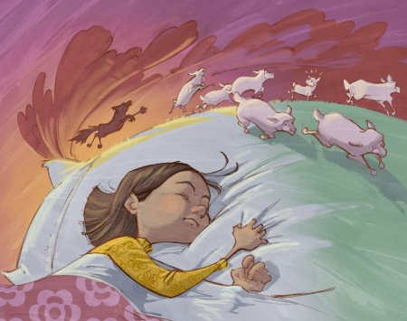 Спать рисунок