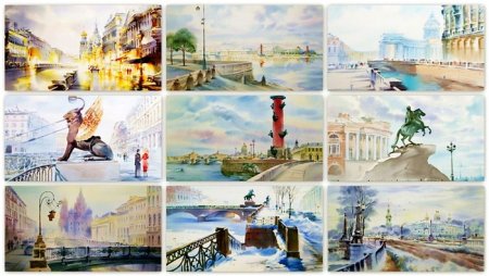 Коллаж на тему Санкт-Петербург