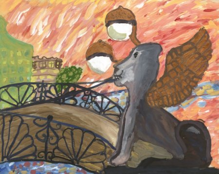 Петербург в детских рисунках