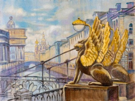 Сфинксы на банковском мосту