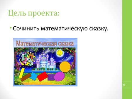 Математическая сказка 3 класс проект