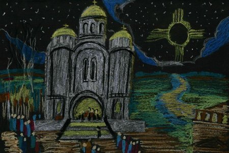 Кантата Александр Невский рисунок