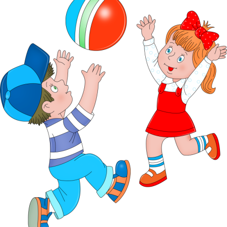 Дети играющие в мяч