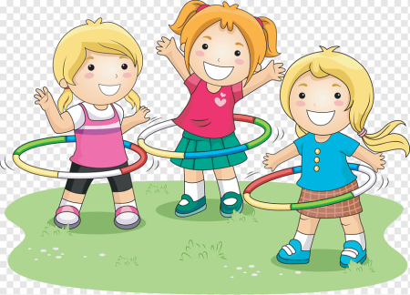 Подвижная игра с обручем