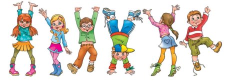 Дети на переменах мультяшные