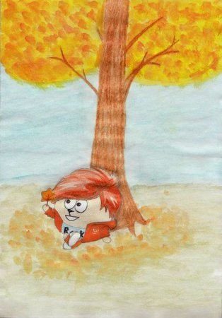 Рисунок на тему осенние каникулы