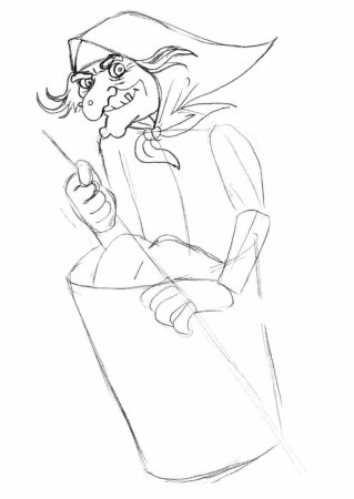 Баба Яга рисунок