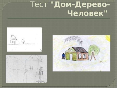 Проективная методика дом дерево человек