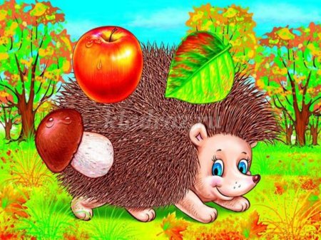 Рисуем Ёжика с детьми