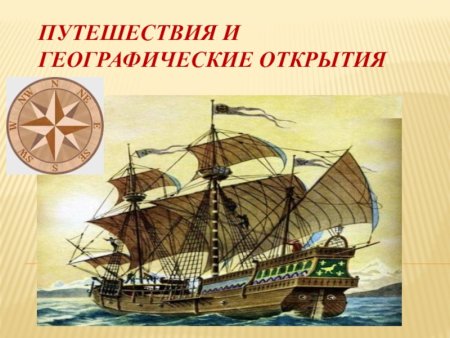 Выдающиеся географические открытия