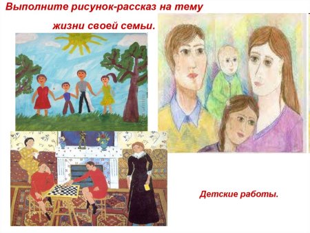 Рисунок моя семья