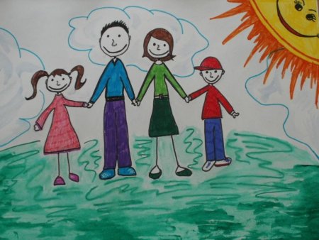 Рисование моя семья