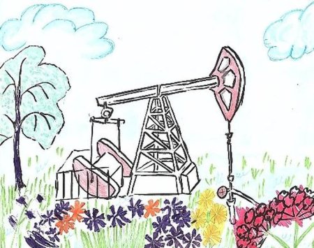 Рисунок на тему Нефтяник