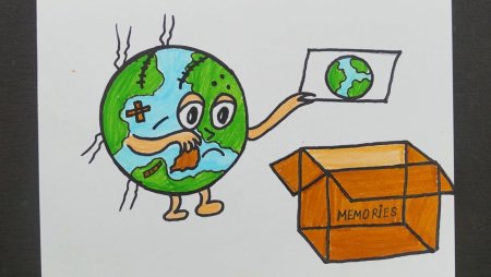 Рисунок к фразеологизму стереть с лица земли