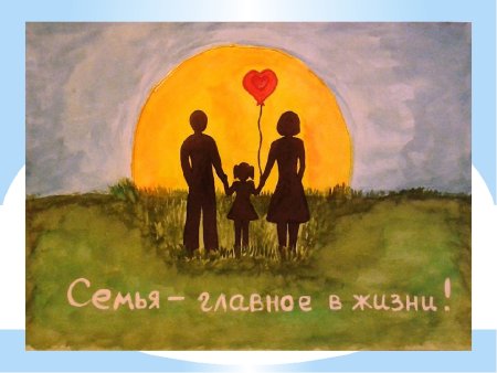 Рисунок на тему семья