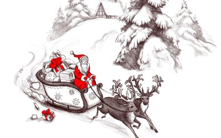 Зарисовка Новогодняя тема