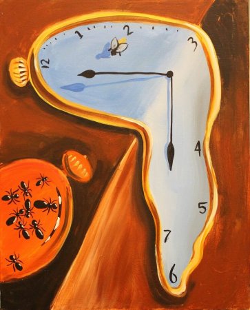 Время картина Сальвадора дали